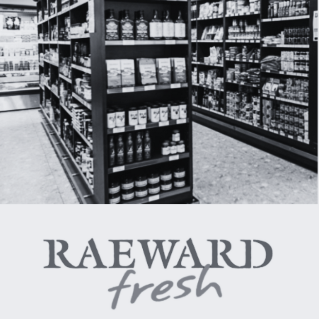 Raeward Fresh store inside with logo