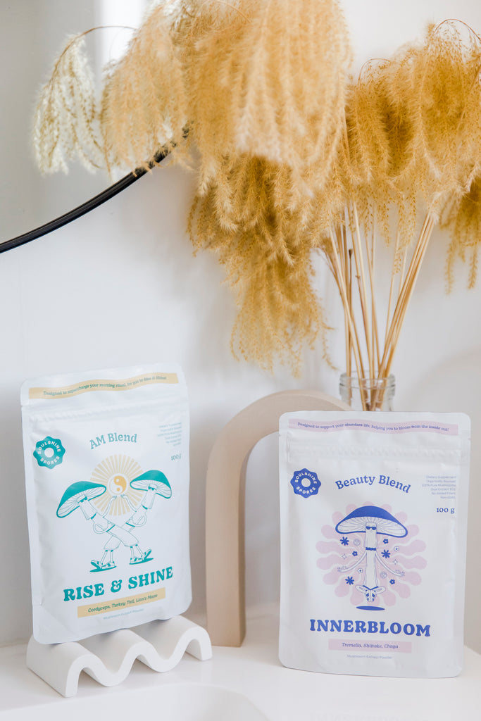 Innerbloom and Rise and Shine Mushroom Blends